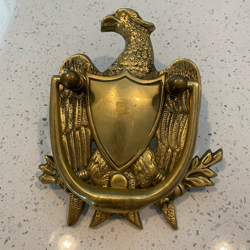Brass American Eagle Door Knocker